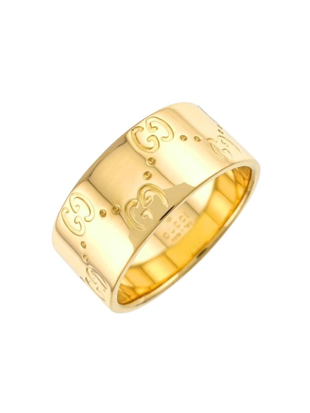 Gucci Icon Wide Ring 18K Yellow Gold